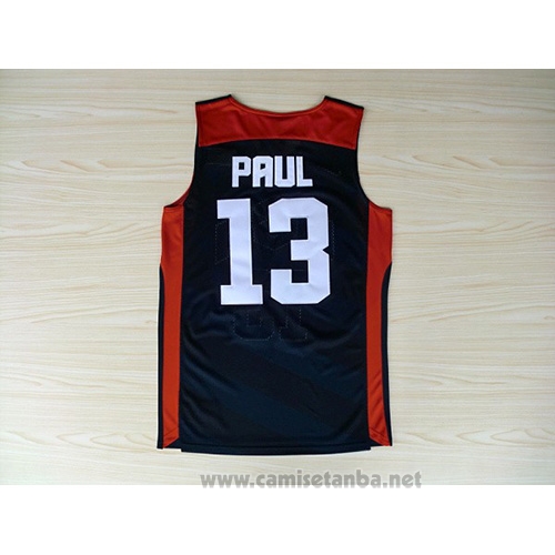 Camiseta USA 2012 Chris Paul #13 Negro